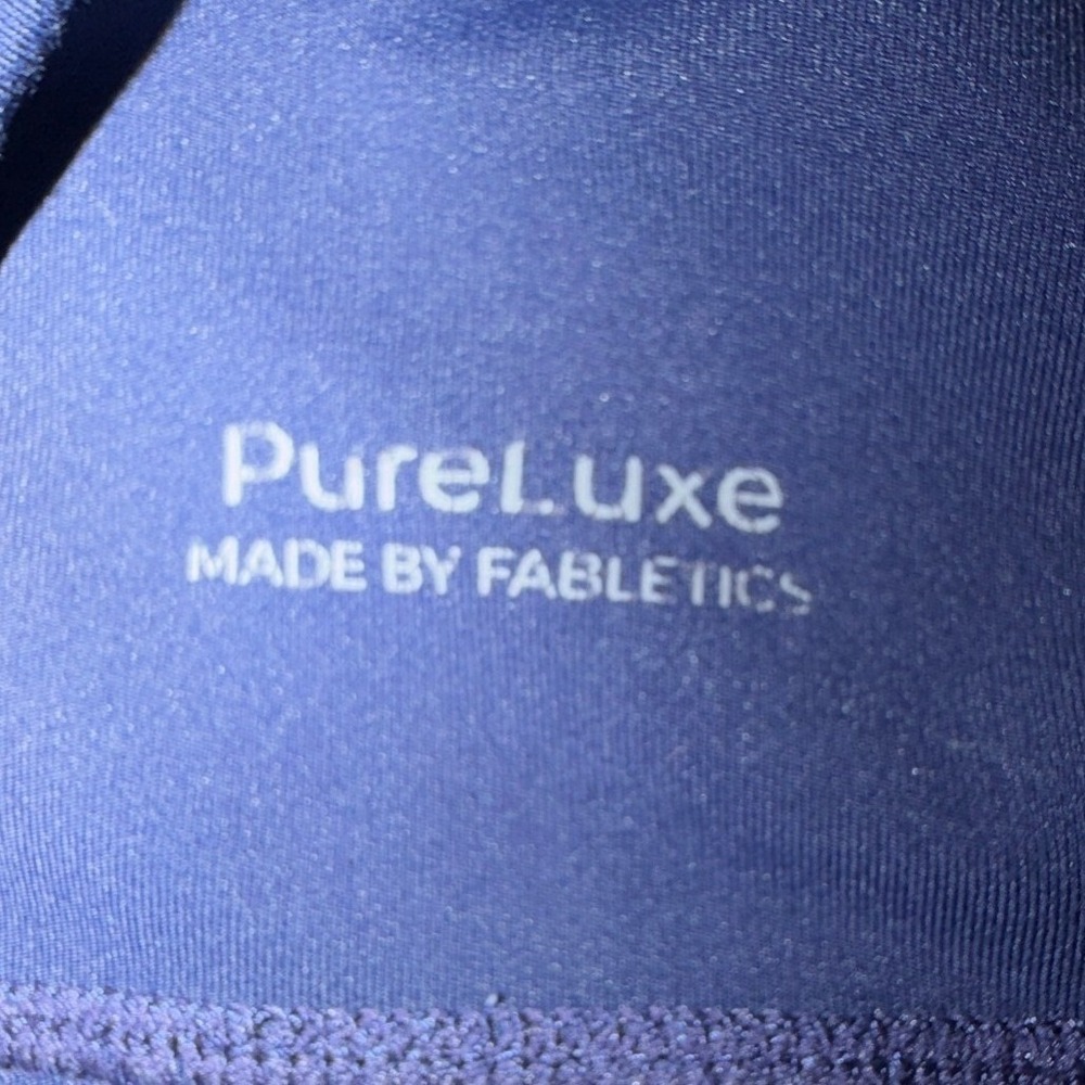 Fabletics PureLuxe High Waisted Pocket Leggings Navy Blue Small - Picture 4 of 6